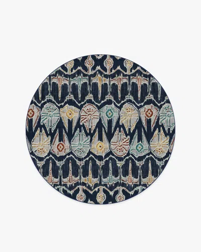 Ruggable Corellian Ikat Navy Flatwoven Rug In Multi