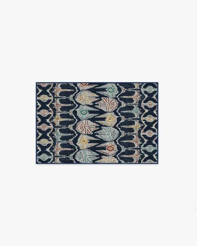 Ruggable Corellian Ikat Navy Flatwoven Rug In Multi