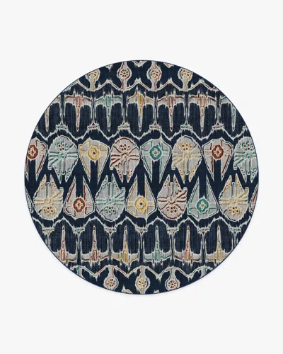 Ruggable Corellian Ikat Navy Flatwoven Rug In Multi
