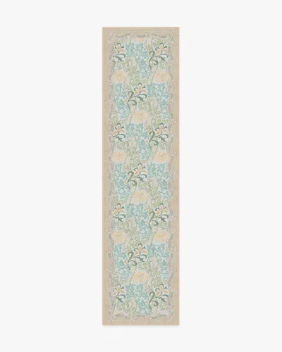 Ruggable Cornflower Yellow & Sage Flatwoven Rug By Morris & Co. In Multi