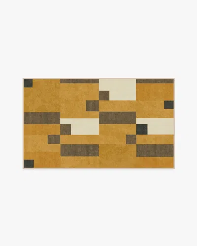 Ruggable Corso Ochre Flatwoven Rug By The Local Project In Yellow