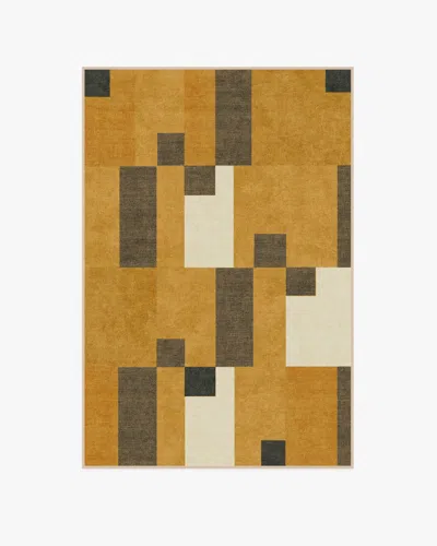Ruggable Corso Ochre Flatwoven Rug By The Local Project In Yellow