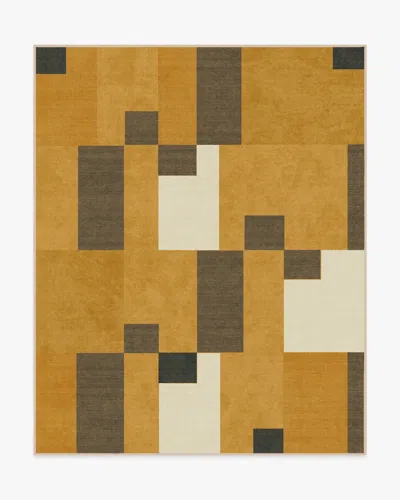 Ruggable Corso Ochre Flatwoven Rug By The Local Project In Yellow