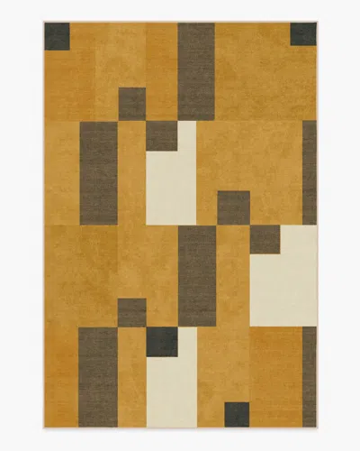 Ruggable Corso Ochre Flatwoven Rug By The Local Project In Yellow