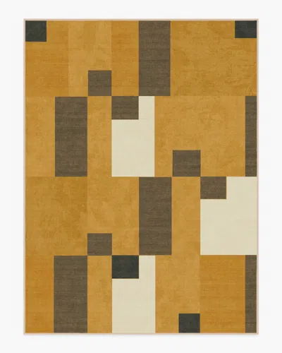 Ruggable Corso Ochre Flatwoven Rug By The Local Project In Yellow