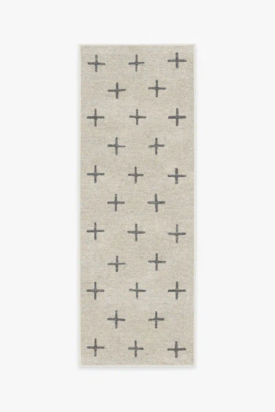 Ruggable Crosby Birch & Charcoal Flatwoven Rug In Brown