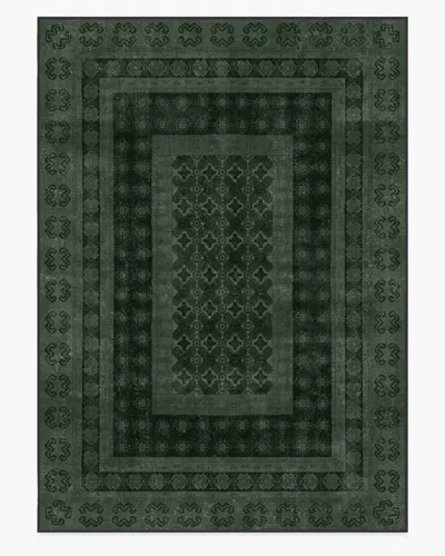 Ruggable Cyrus Forest Green Flatwoven Rug