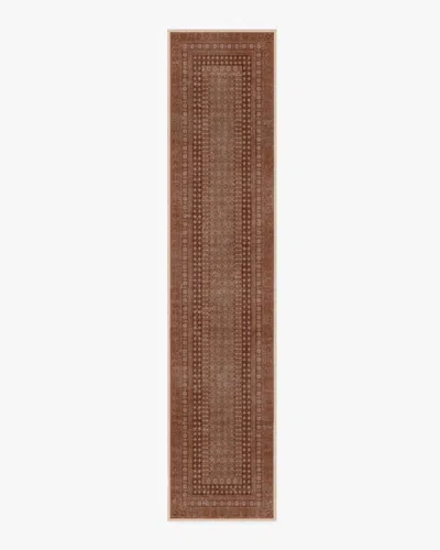 Ruggable Cyrus Terracotta Flatwoven Rug In Brown