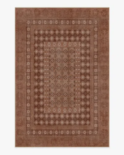 Ruggable Cyrus Terracotta Flatwoven Rug In Brown