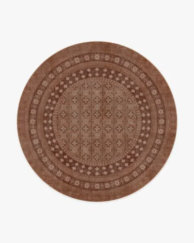 Ruggable Cyrus Terracotta Flatwoven Rug In Brown