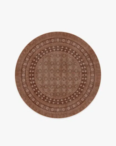 Ruggable Cyrus Terracotta Flatwoven Rug In Brown