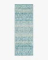 Ruggable Dara Soft Teal Flatwoven Rug In Multi