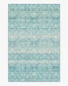 Ruggable Dara Soft Teal Flatwoven Rug In Multi