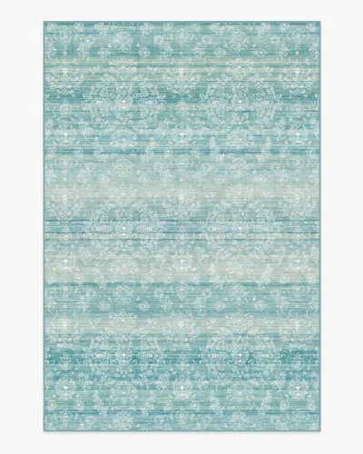Ruggable Dara Soft Teal Flatwoven Rug In Multi