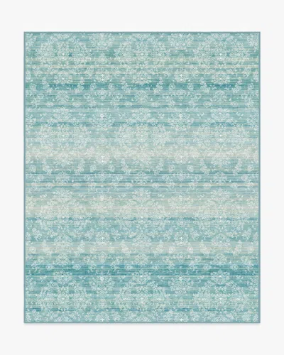 Ruggable Dara Soft Teal Flatwoven Rug In Blue
