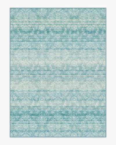 Ruggable Dara Soft Teal Flatwoven Rug In Blue