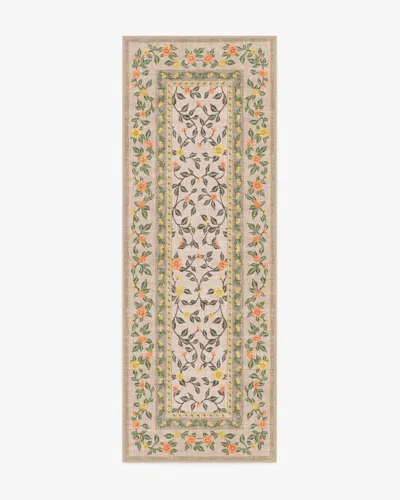 Ruggable Della Yellow & Orange Outdoor Rug In Blue