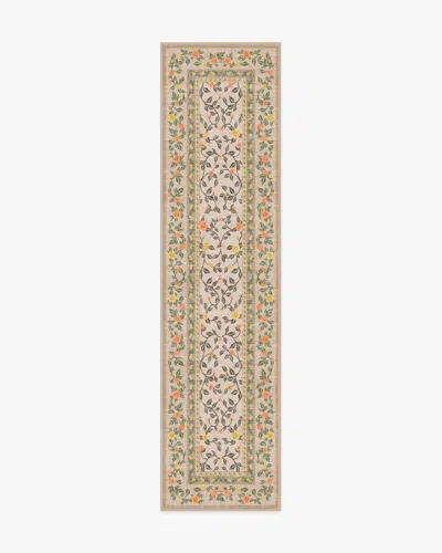Ruggable Della Yellow & Orange Outdoor Rug In Black