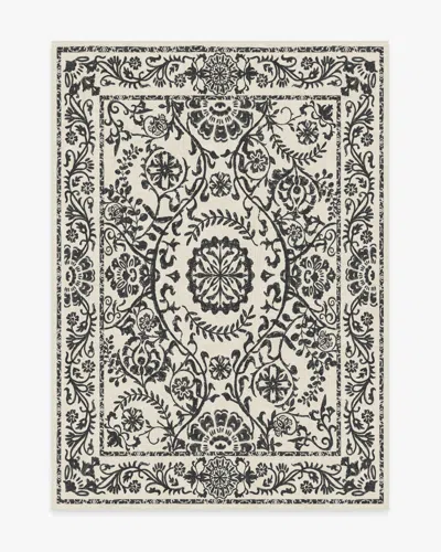 Ruggable Delphina Black & White Flatwoven Rug