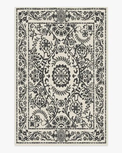Ruggable Delphina Black & White Flatwoven Rug