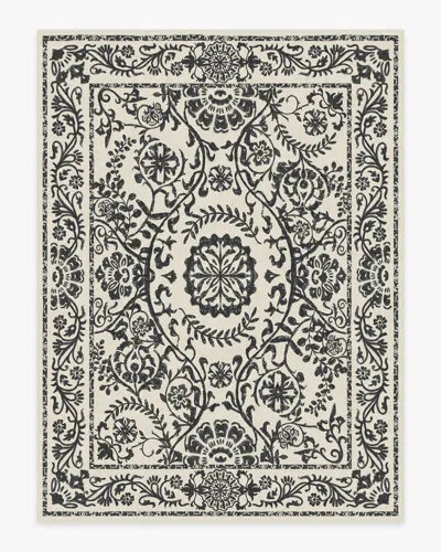 Ruggable Delphina Black & White Flatwoven Rug