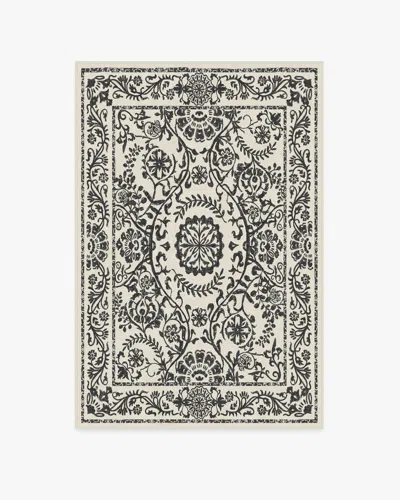 Ruggable Delphina Black & White Flatwoven Rug