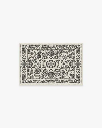 Ruggable Delphina Black & White Flatwoven Rug