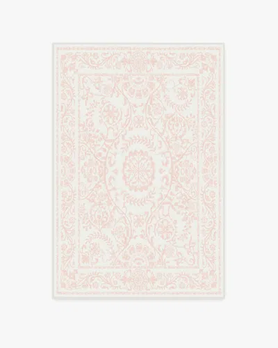 Ruggable Delphina Powder Pink Flatwoven Rug In Neutral