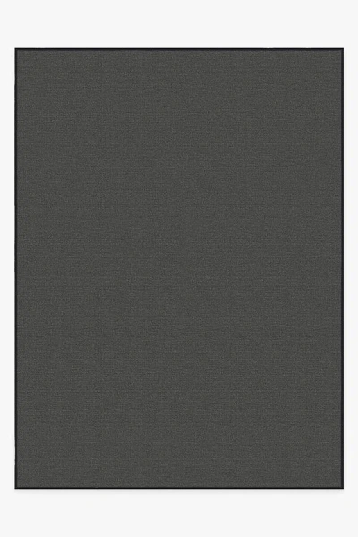 Ruggable Denim Solid Black Outdoor Rug