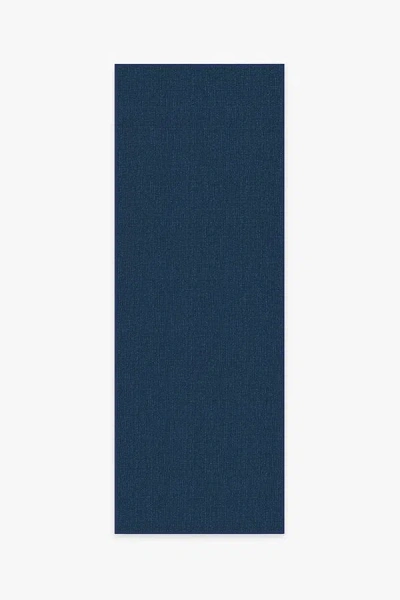 Ruggable Denim Solid Indigo Blue Outdoor Rug