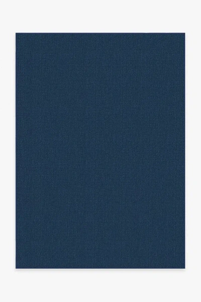 Ruggable Denim Solid Indigo Blue Outdoor Rug