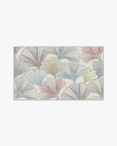 Ruggable Deniz Blue & Red Flatwoven Rug In Multi