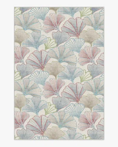Ruggable Deniz Blue & Red Flatwoven Rug In Multi