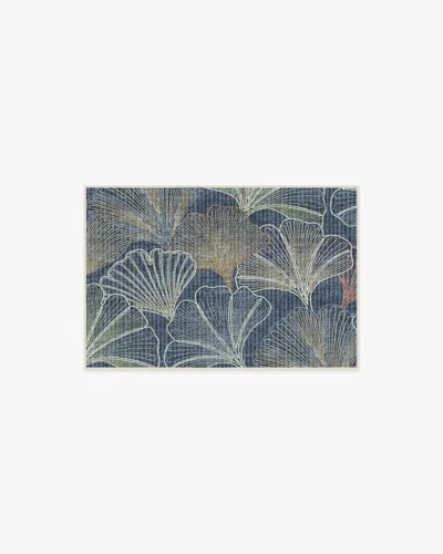 Ruggable Deniz Navy Flatwoven Rug In Animal Print