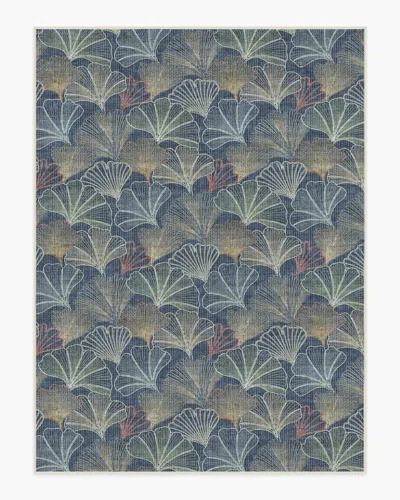 Ruggable Deniz Navy Flatwoven Rug In Blue