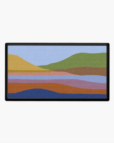 Ruggable Desert Horizon Large Doormat In Blue