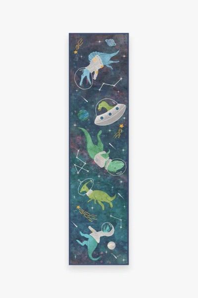Ruggable Dinosaurs In Space Flatwoven Rug In Multi