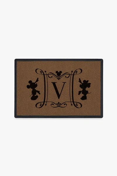 Ruggable Disney Marquee Monogram Doormat In Multi