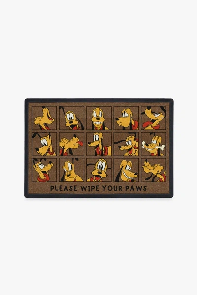 Ruggable Disney Pluto's Paws Doormat In Multi