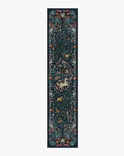 Ruggable Dreamweaver Blue Multicolor Flatwoven Rug By Iris Apfel