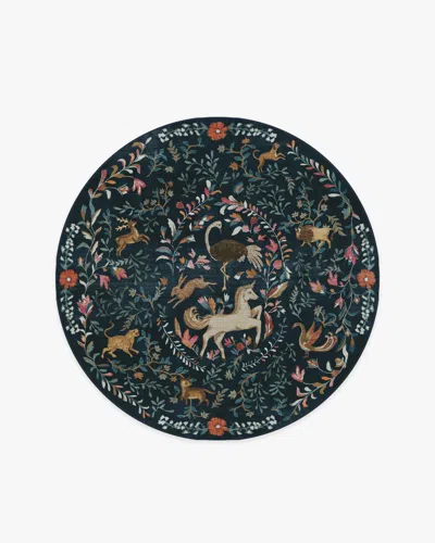 Ruggable Dreamweaver Blue Multicolor Flatwoven Rug By Iris Apfel