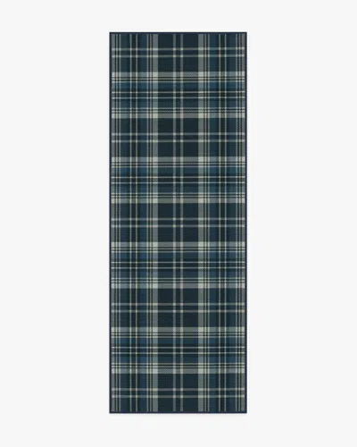 Ruggable Dress Stewart Tartan Navy Flatwoven Rug In Multi