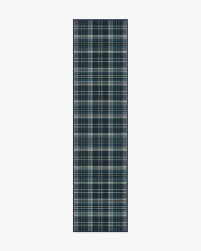 Ruggable Dress Stewart Tartan Navy Flatwoven Rug In Multi