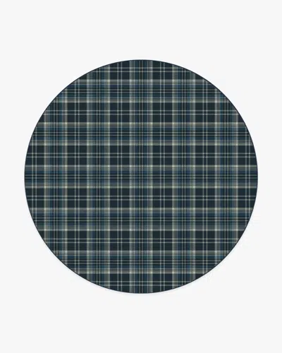 Ruggable Dress Stewart Tartan Navy Flatwoven Rug In Blue