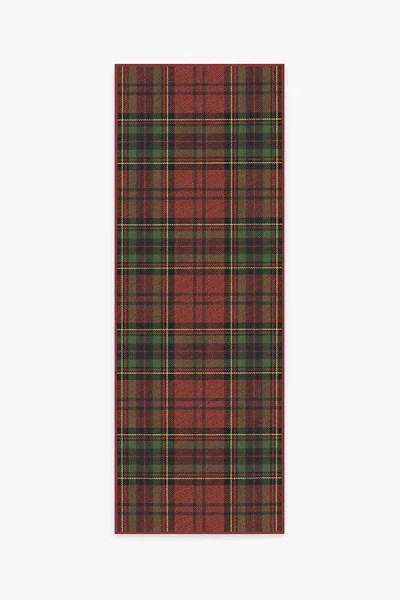 Ruggable Dress Stewart Tartan Red Flatwoven Rug