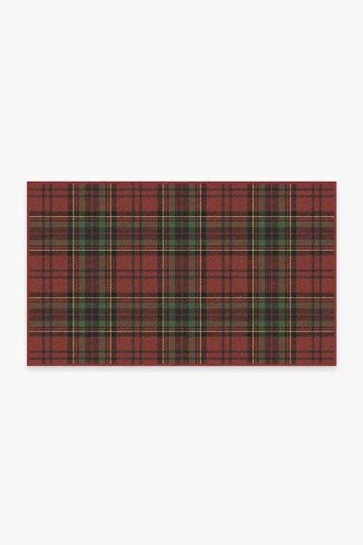 Ruggable Dress Stewart Tartan Red Flatwoven Rug