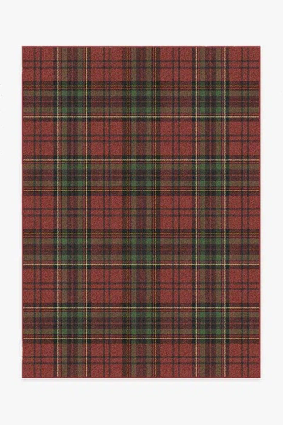 Ruggable Dress Stewart Tartan Red Flatwoven Rug