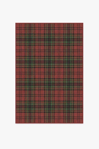 Ruggable Dress Stewart Tartan Red Flatwoven Rug