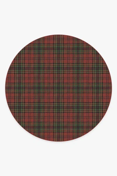 Ruggable Dress Stewart Tartan Red Flatwoven Rug