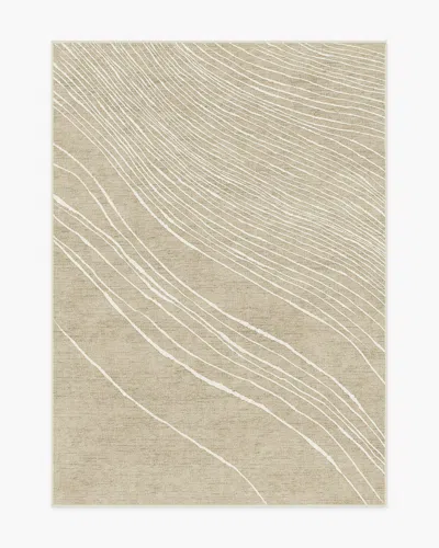 Ruggable Dune Stone & Ivory Flatwoven Rug By The Local Project In Brown